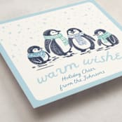 "Warm Wishes" - Holiday Cards in Frozen by Jenna Holcomb - Detail