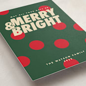 "Christmas polka" - Holiday Cards in Pine by Creo Study - Detail