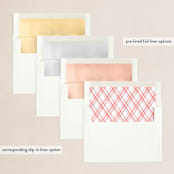 "Winter Posy" - Holiday Cards in Crimson by Heather Cairl - Envelope Liners