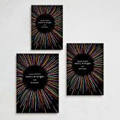 "Burst" - Holiday Cards in Disco by Pixel and Hank - Formats Available