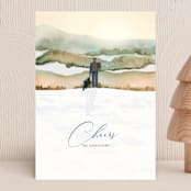 "Winter Vista" - Holiday Cards in Dawn by Shannon - Front