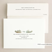 "Winter Vista" - Holiday Cards in Dawn by Shannon - FREE Recipient Addressing