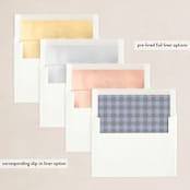 "Winter Vista" - Holiday Cards in Dawn by Shannon - Envelope Liners