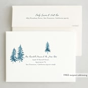 "Hope Shines" - Holiday Cards in Blue Spruce by Rebecca Daublin - FREE Recipient Addressing