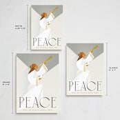 "Angel of Peace" - Holiday Cards in Snow by Ana de Sousa - Formats Available