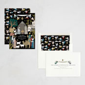 "God With Us Nativity" - Holiday Cards in Midnight by Alethea and Ruth - Assembled