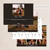"Holly Jolly Xmas" - Holiday Cards in Snow by Ana de Sousa - Back of Card Options