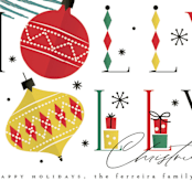 "Holly Jolly Xmas" - Holiday Cards in Snow by Ana de Sousa - Detail