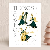 "Tidings of comfort" - Holiday Cards in Heaven by Ana de Sousa - Front