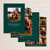 "Tidings of comfort" - Holiday Cards in Heaven by Ana de Sousa - Back of Card Options