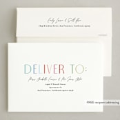 "Peace Love Cheer" - Holiday Cards in Fruitcake by Pixel and Hank - FREE Recipient Addressing