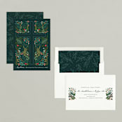 "Blessings" - Holiday Cards in Navy by Elly - Assembled