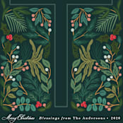 "Blessings" - Holiday Cards in Navy by Elly - Close-Up