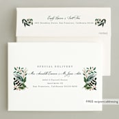 "Blessings" - Holiday Cards in Navy by Elly - FREE Recipient Addressing