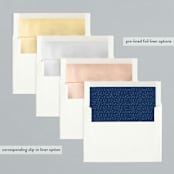 "Rosette" - Holiday Cards in Navy by peetie design - Envelope Liners