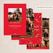 "The Gift of Hope" - Holiday Cards in Gilded Gold by Jennifer Postorino - Back of Card Options