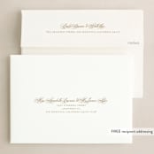 "The Gift of Hope" - Holiday Cards in Gilded Gold by Jennifer Postorino - FREE Recipient Addressing