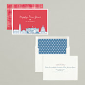 "Big City - Washington DC" - Holiday Cards in Patriot by Hooray Creative - Assembled