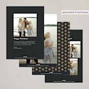 "Pure Light" - Holiday Cards in Plum by Alethea and Ruth - Back of Card Options