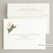 "Pure Light" - Holiday Cards in Plum by Alethea and Ruth - FREE Recipient Addressing