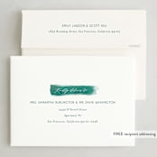 "Peaceful Forest" - Holiday Cards in Wintermint by Holly Whitcomb - FREE Recipient Addressing