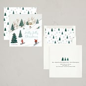 "Holly Jolly, Let it Snow" - Holiday Cards in Ice by Sehee Lee - Assembled