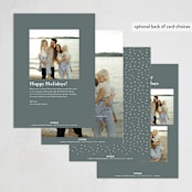 "Cozy House" - Holiday Cards in French Country by Ani Somi - Back of Card Options