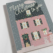"Cozy House" - Holiday Cards in French Country by Ani Somi - Detail