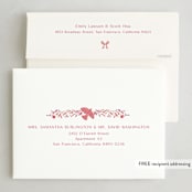 "Painterly Ceramic Border" - Holiday Cards in Gumdrop by Lucrecia Caporale - FREE Recipient Addressing