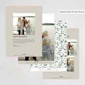 "Decorated Christmas" - Holiday Cards in Frost by Susan Moyal - Back of Card Options