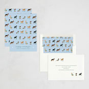 "Holiday Dogs" - Holiday Cards in Ice by tara berg - Assembled