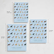 "Holiday Dogs" - Holiday Cards in Ice by tara berg - Formats Available