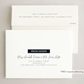 "Onward" - Holiday Cards in Blue Spruce by Jessica Corliss - FREE Recipient Addressing