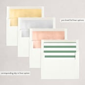 "Flourished Peace" - Holiday Cards in Ebony by Oma N. Ramkhelawan - Envelope Liners