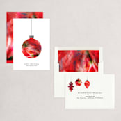 "Painted Ornament" - Holiday Cards in Cherry by 2birdstone - Assembled