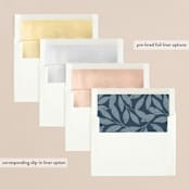 "Scattered Peace" - Holiday Cards in Aqua by Michelle Taylor - Envelope Liners