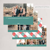 "New Home For The Holidays" - Holiday Cards in Cherry by Elky Ink - Back of Card
