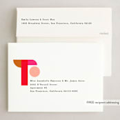 "Mid century joy" - Holiday Cards in Santa Hat by Creo Study - FREE Recipient Addressing