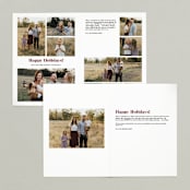 "Evergreen Home" - Holiday Cards in Cardinal by Oma N. Ramkhelawan - Interior Options