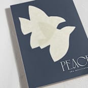 "Doves" - Holiday Cards in Midnight by Tamara Hilje - Detail