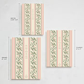 "Holly Wallpaper" - Holiday Cards in Champagne by Baumbirdy - Formats Available