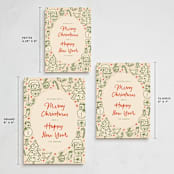 "doodled icons" - Holiday Cards in Stocking by Creo Study - Formats Available