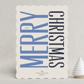 "headline" - Holiday Cards in Starry Night by Carrie Moradi - Front