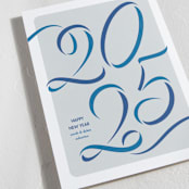 "Ribbon year" - Holiday Cards in Pool by Lea Delaveris - Detail
