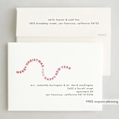 "Curvy" - Holiday Cards in Cookie Dough by Lori Wemple - FREE Recipient Addressing