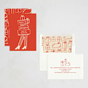 "Presents" - Holiday Cards in Stocking by Claire - Assembled