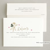 "Holidays ink doodles" - Holiday Cards in Melon by Cass Loh - FREE Recipient Addressing