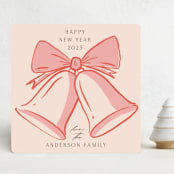 "Scribbells" - Holiday Cards in Gumdrop by Claudia Orengo - Front