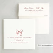 "Scribbells" - Holiday Cards in Gumdrop by Claudia Orengo - FREE Recipient Addressing