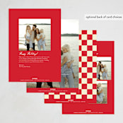 "Everything" - Holiday Cards in Rose by Jennifer Lew - Back of Card Options